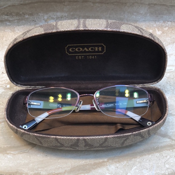 Coach women’s eyeglass frames, with case - Picture 7 of 7